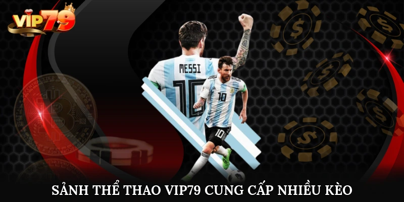 Vip79 sports hall provides many sports and types of bets